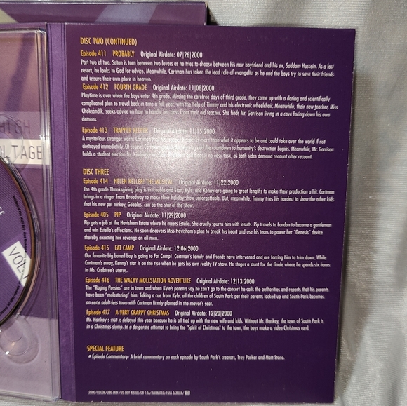 SOUTH PARK COMPLETE 4th Season DVD Set - Picture 9 of 12